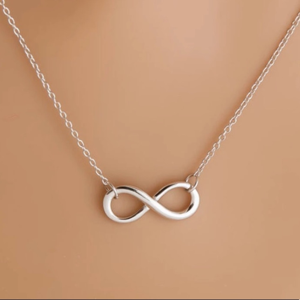NEW!💎💙💎INFINITY 8 NECKLACE! ♾BUNDLE 4 DISCOUNT! - Picture 2 of 4